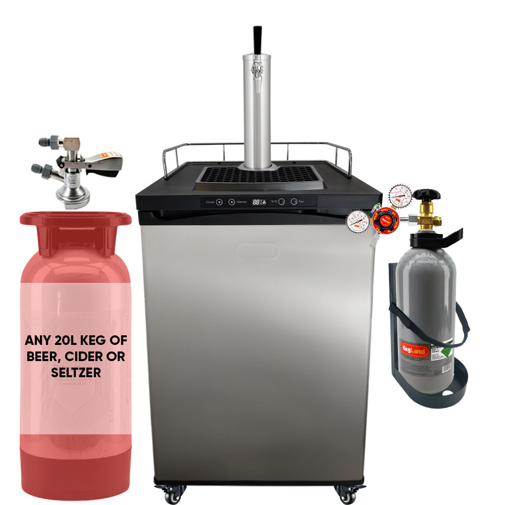A Series 4 can fit up to two x 20L Talos Kegs, but if you just want one tap to get you started and purchase a 50L Keg elsewhere, then this kit is perfect for you.