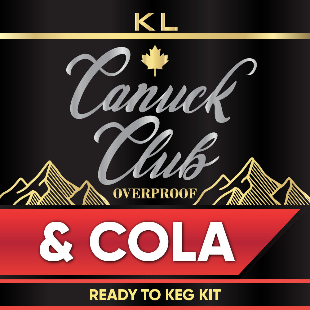 Canuck Club Rye Whiskey and Cola - Ready to Keg Kit