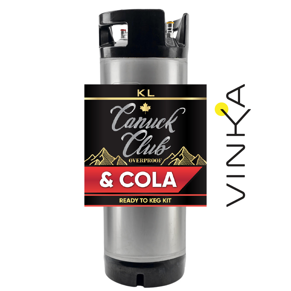 Canuck Club Rye Whiskey and Cola - Ready to Keg Kit