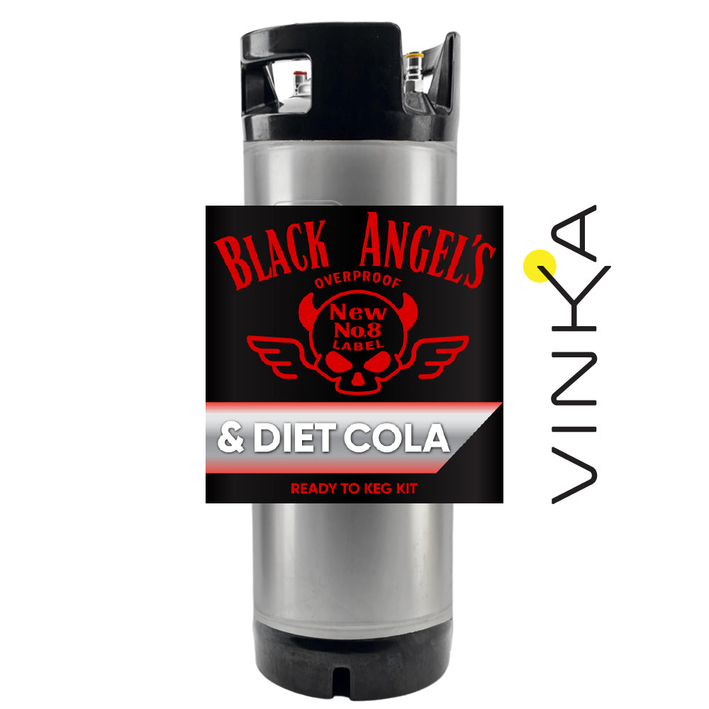 Black Angel's Tennessee Bourbon and Diet Cola - Ready to Keg Kit