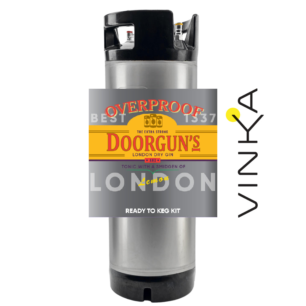 This keg kit combines the classic zesty, piney juniper notes of London Dry Gin with delicate floral flavours of Mediterranean style tonic for the perfect Gin and Tonic.