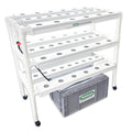 63 Hole DFT System - Large 3 Tier Deep Flow Technique (NFT/DFT) Kit (Nutrient Film Technique Convertible)