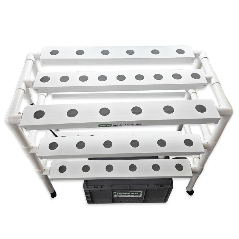 63 Hole DFT System - Large 3 Tier Deep Flow Technique (NFT/DFT) Kit (Nutrient Film Technique Convertible)