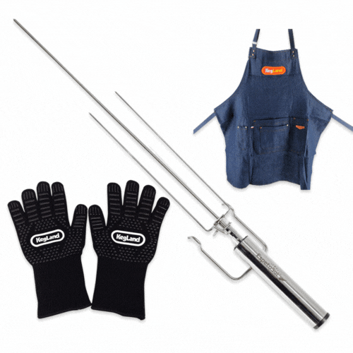 EspetoSul - Premium Powered BBQ Rotisserie Mega Kit.