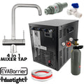 Simply connect a regulated mains water source and CO2 Cylinder to the unit and receive unlimited sparkling and chilled water from the taps.