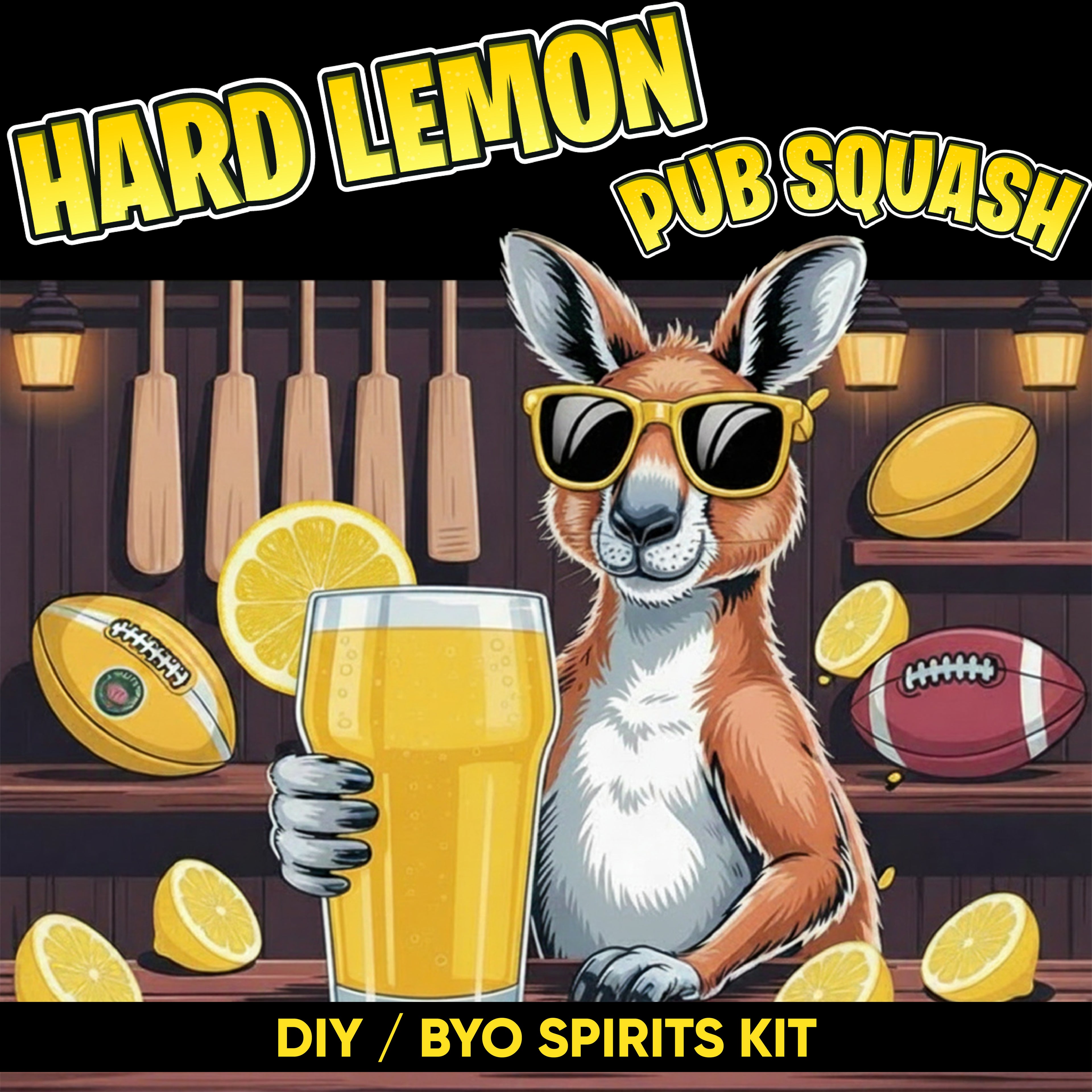 Hard Lemon Pub Squash - DIY ~ BYO Spirits Keg Mix Kit