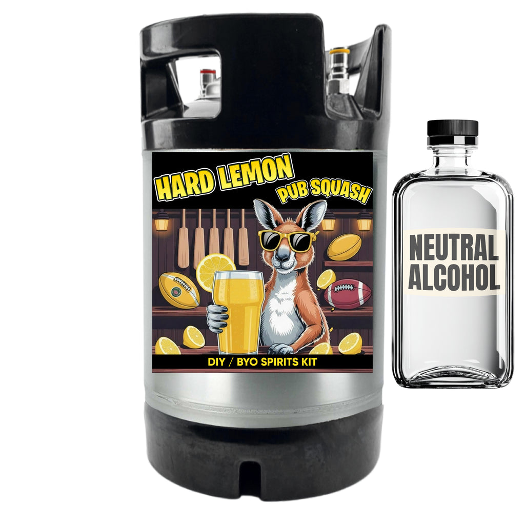 Hard Lemon Pub Squash - DIY ~ BYO Spirits Keg Mix Kit