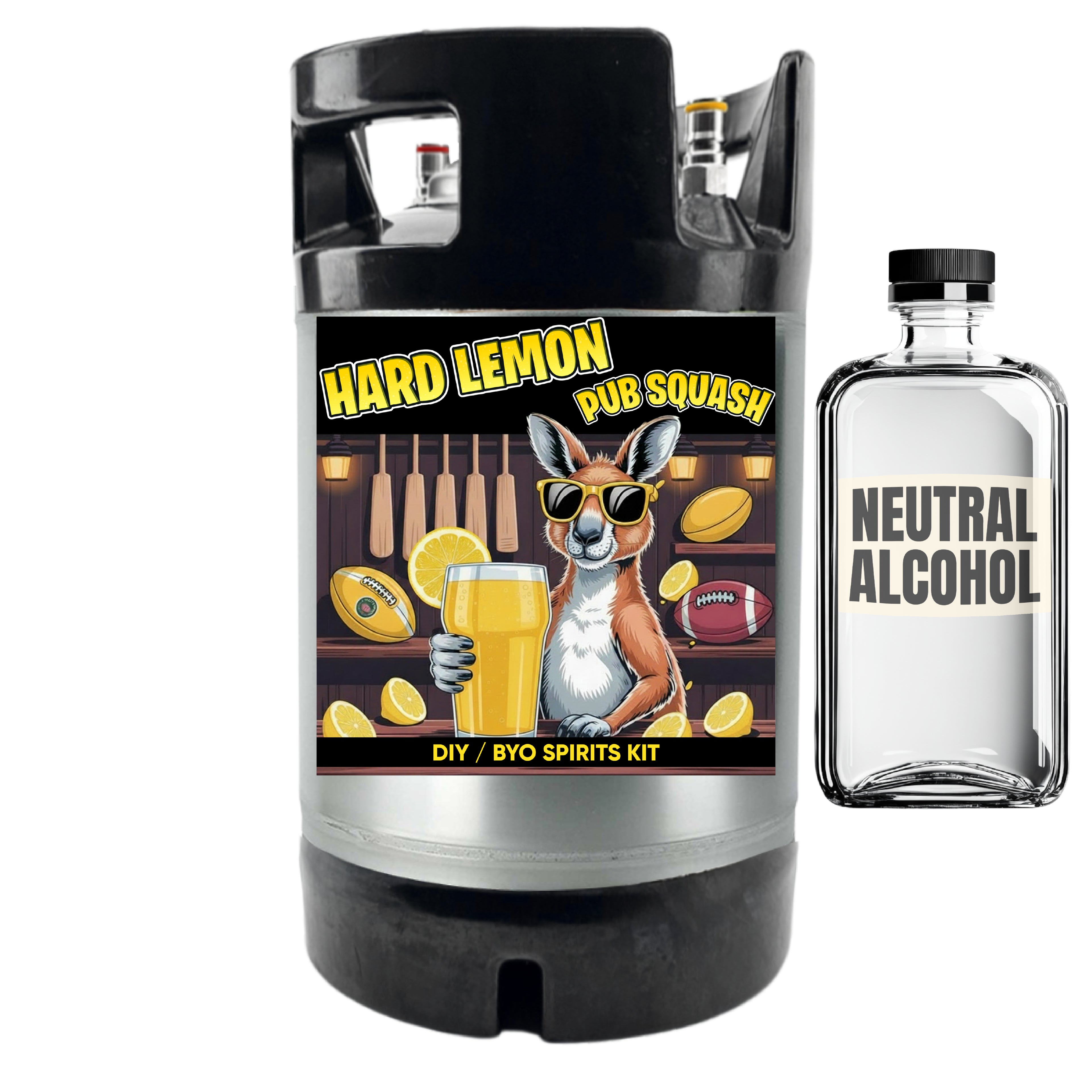 Hard Lemon Pub Squash - DIY ~ BYO Spirits Keg Mix Kit