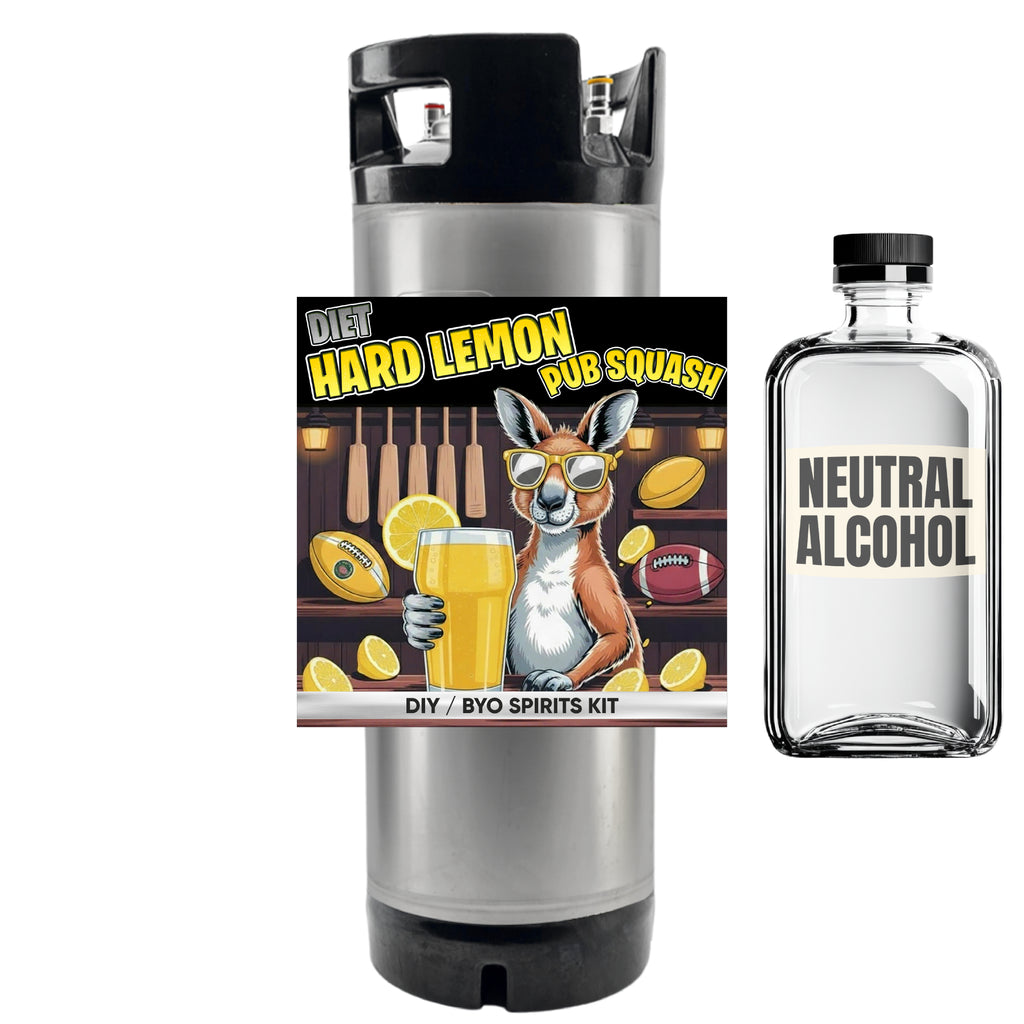 Hard Lemon Pub Squash - Diet - DIY ~ BYO Spirits Keg Mix Kit
