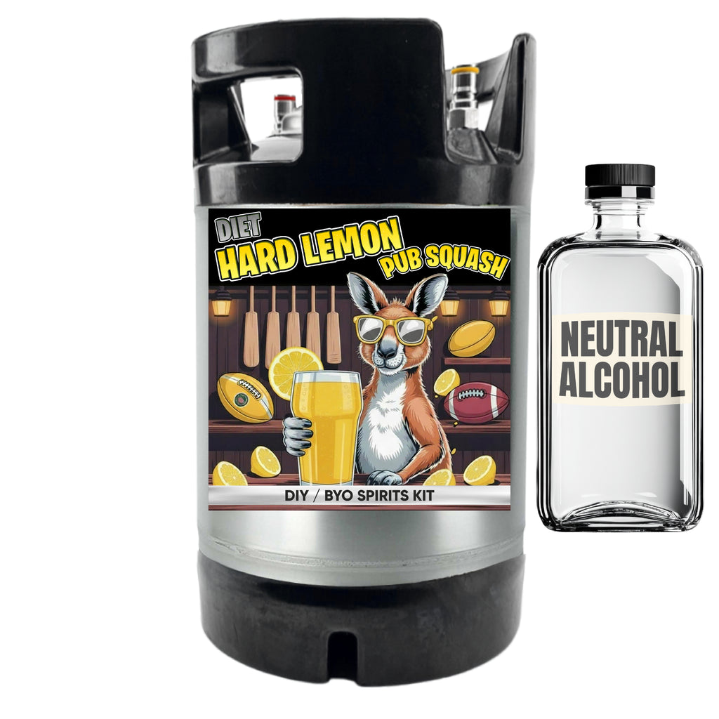 Hard Lemon Pub Squash - Diet - DIY ~ BYO Spirits Keg Mix Kit