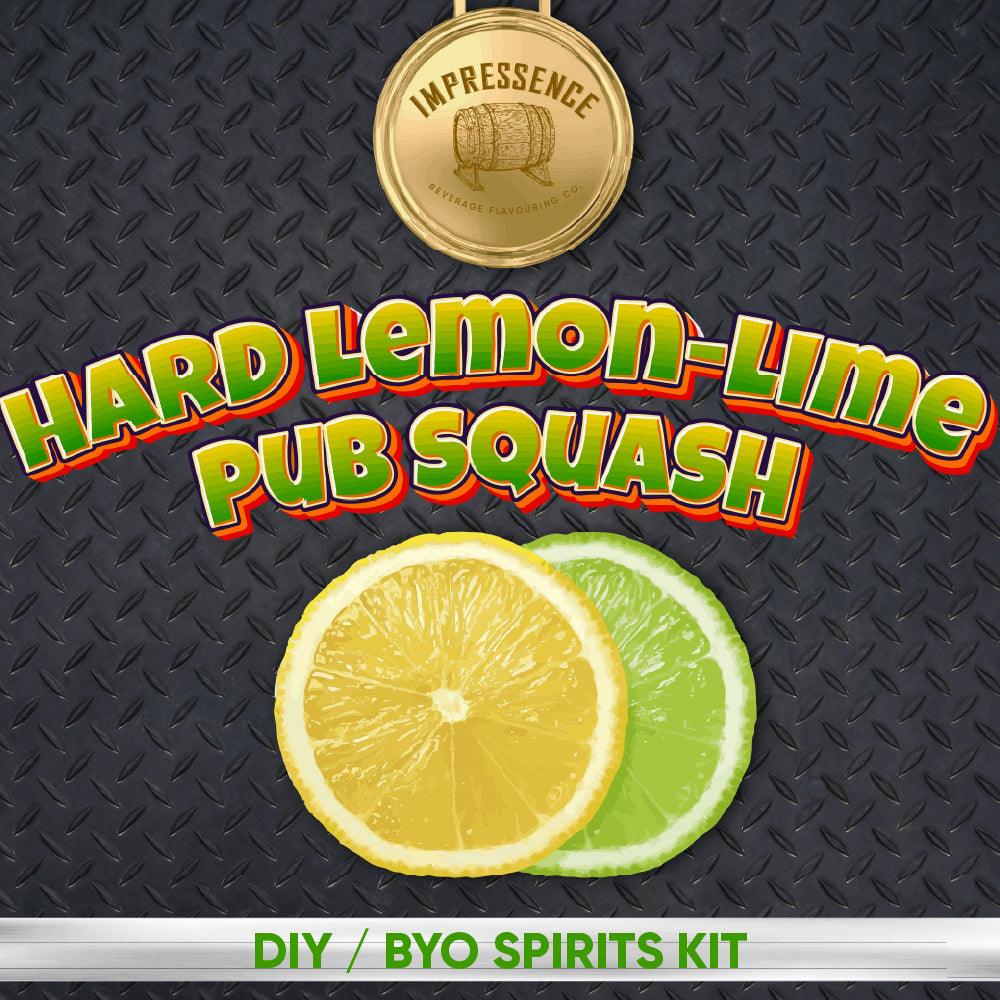 Hard Lemon-Lime Pub Squash by Impressence in a DIY / BYO Spirits Keg Kit.