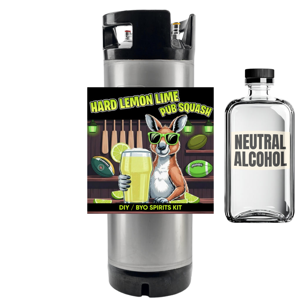 Hard Lemon-Lime Pub Squash - DIY ~ BYO Spirits Keg Mix Kit