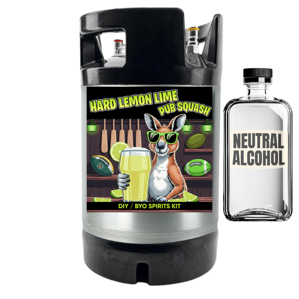 Hard Lemon-Lime Pub Squash - DIY ~ BYO Spirits Keg Mix Kit