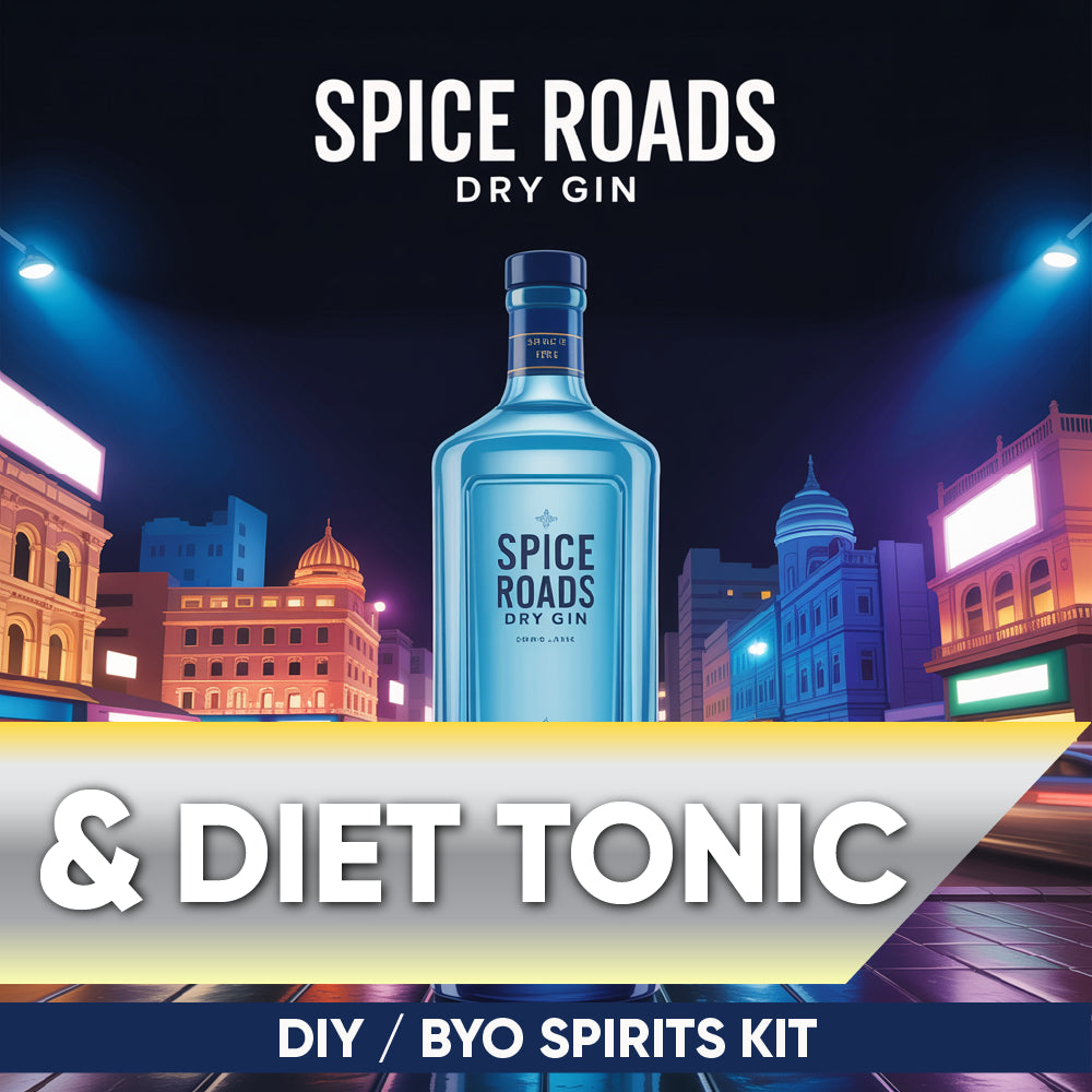 Spice Roads Dry Gin and Diet Tonic - DIY ~ BYO Spirits Keg Kit