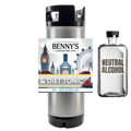 Benny's London Dry Gin and Diet Tonic kit with a neutral alcohol bottle on a white background
