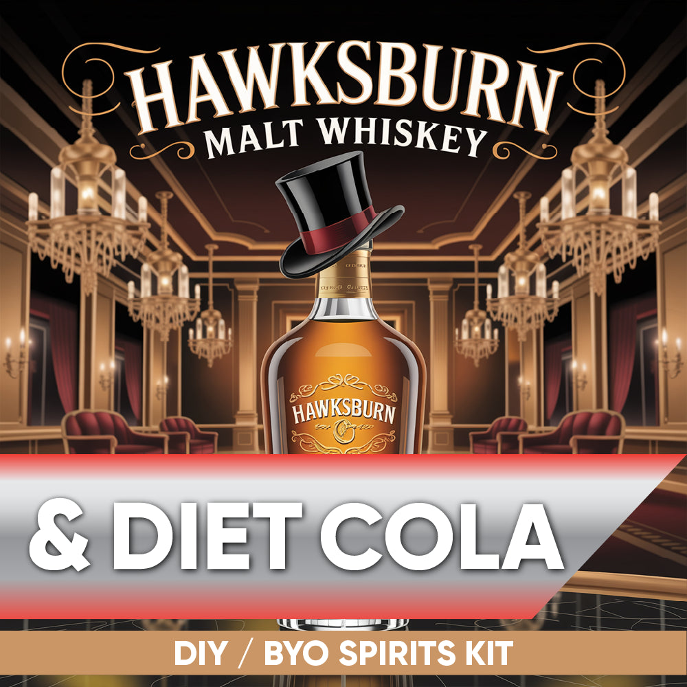Hawksburn Malt Whiskey and Diet Cola - DIY ~ BYO Spirits Keg Kit