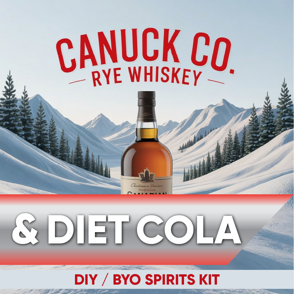 Canuck Co. Rye Whiskey and Diet Cola - DIY ~ BYO Spirits Keg Kit