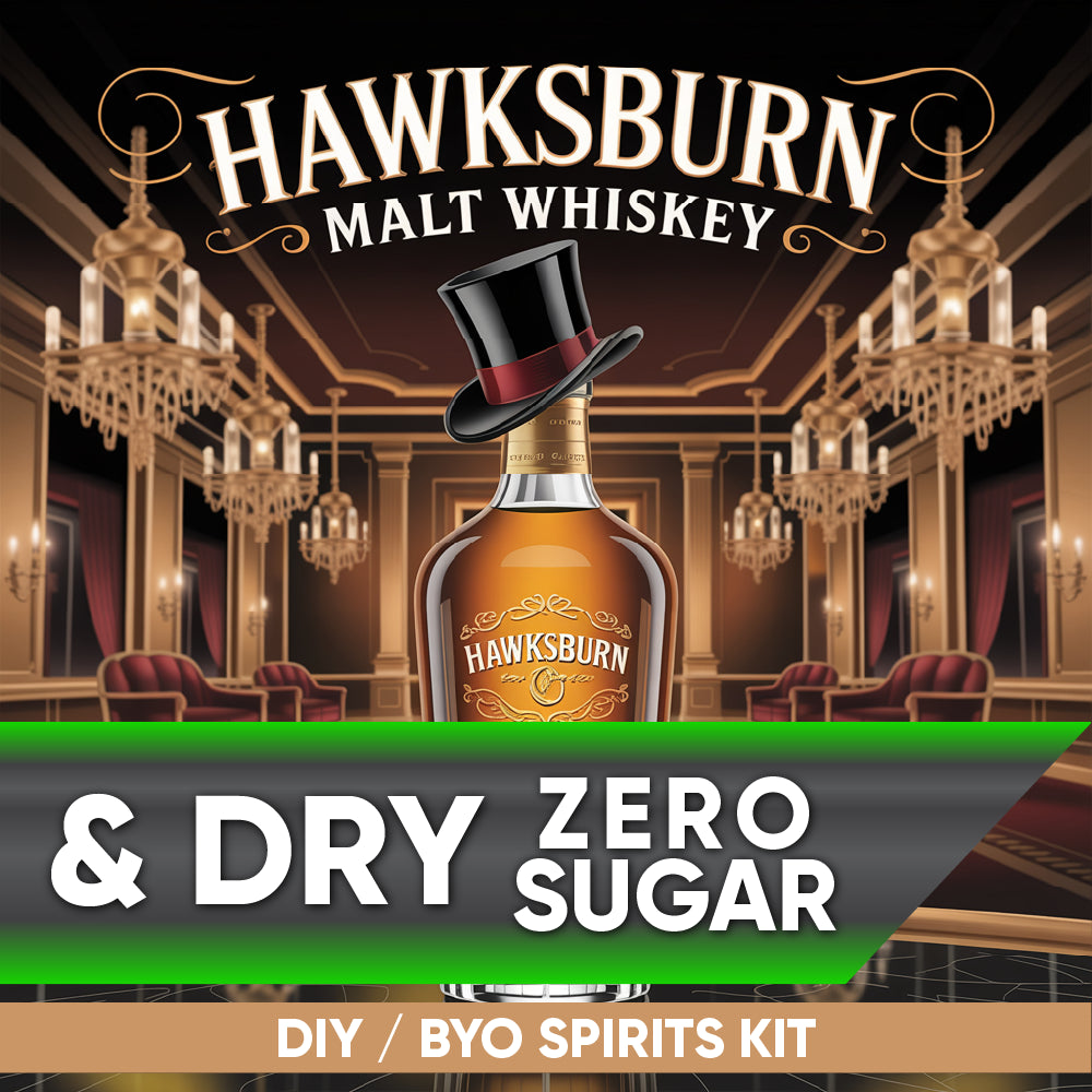 Hawksburn Malt Whiskey and Dry - Zero Sugar - DIY ~ BYO Spirits Keg Kit