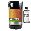 Mullet Rye and Dry (Rye Whiskey) - Zero Sugar - DIY ~ BYO Spirits Keg Kit
