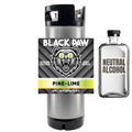 Black Paw Pine Lime Hard Seltzer - Zero Sugar - DIY ~ BYO Spirits Keg Kit