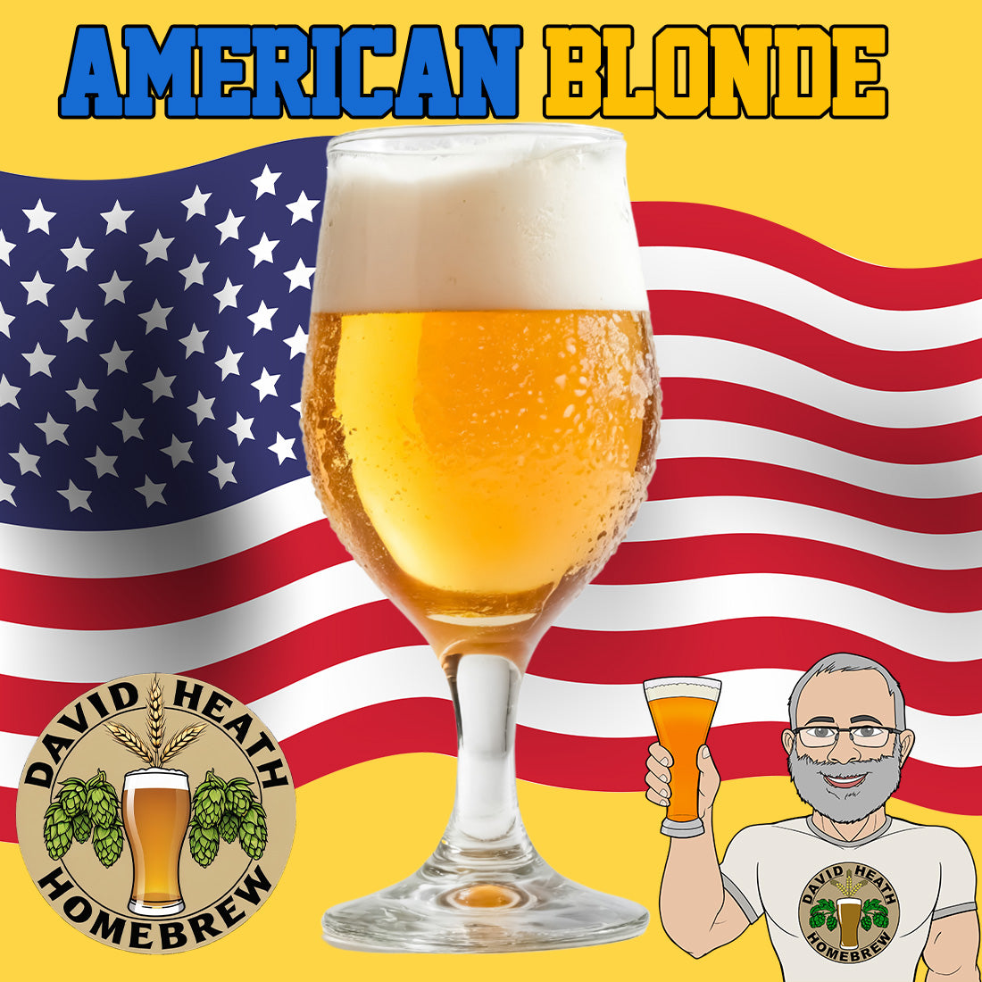 David Heath All Grain Recipe Kit - American Blonde Ale
