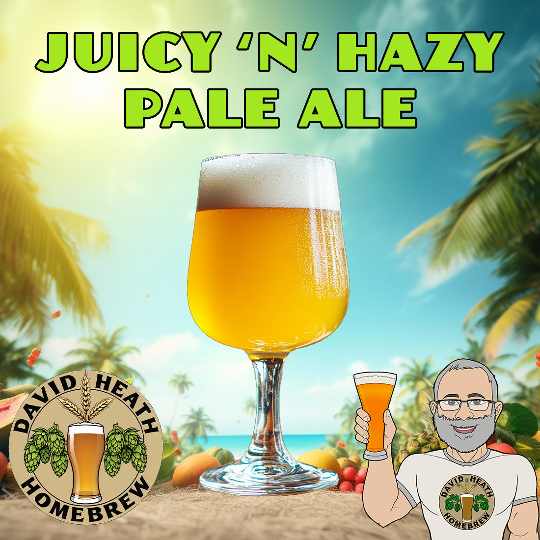 David Heath All Grain Recipe Kit - Juicy 'N' Hazy Pale Ale