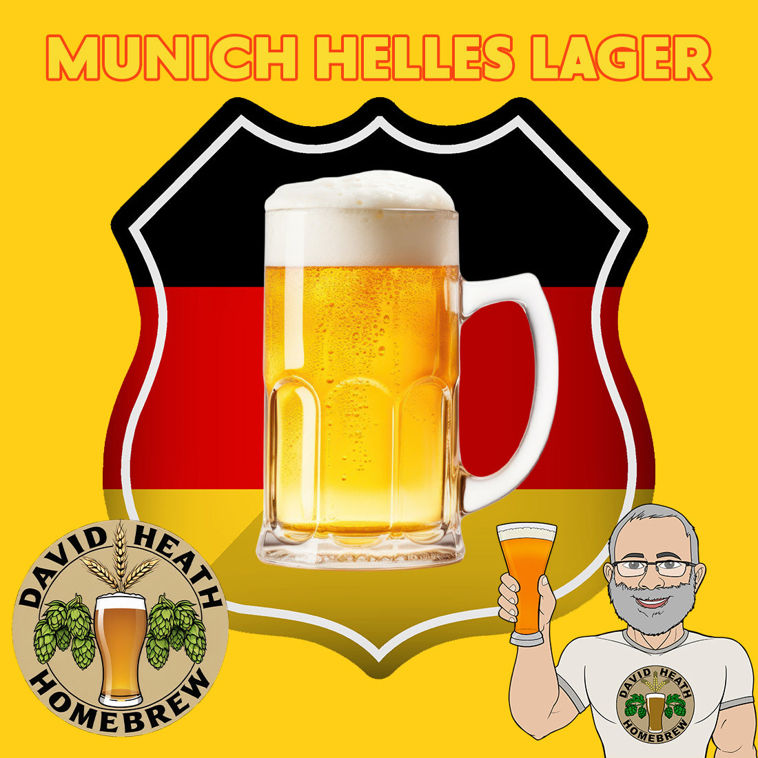 David Heath All Grain Recipe Kit - Munich Helles Lager