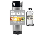 Köketsu pineapple hard alcohol kit with a neutral alcohol bottle on a white background