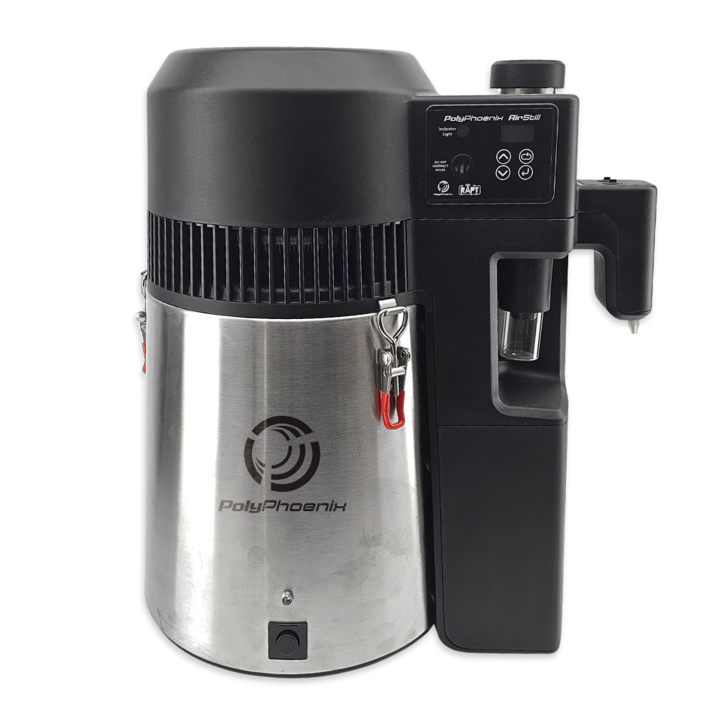 KegLand PolyPhoenix Air Still Kit. Featuring a PolyPhoenix Modular Capable Distillation Head and the 400w Table Top Boiler.