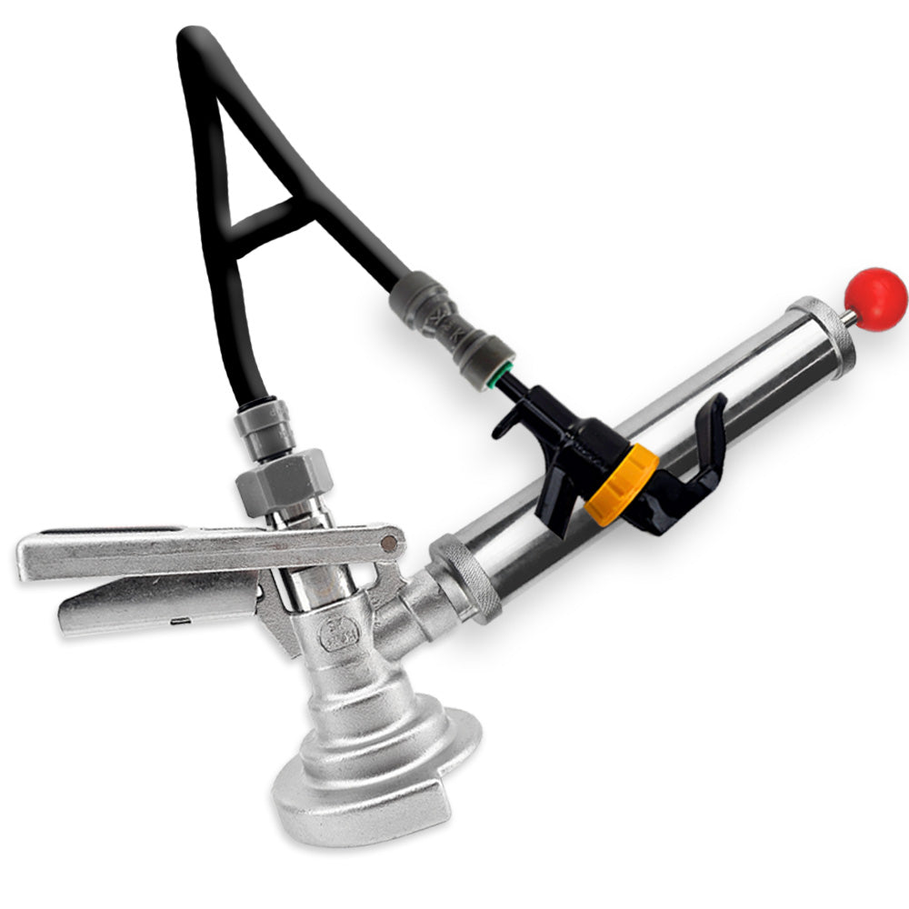 Hose spelling A to signify A-Type Coupler Bronco Party Pump Kit.