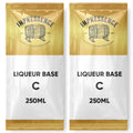 Two packages of Impresence Liqueur Base C on a white background