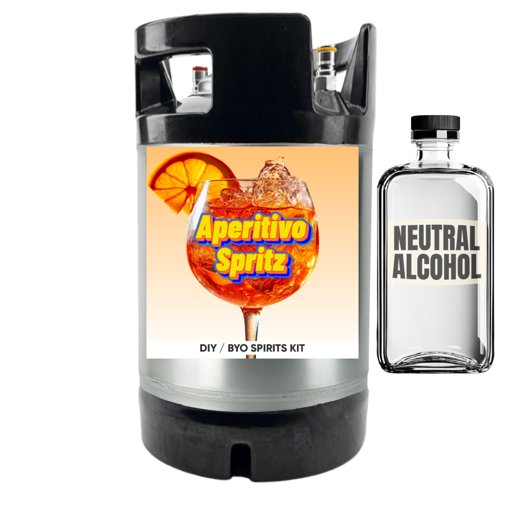 Aperitivo Spritz - Zero Sugar - DIY ~ BYO Spirits Keg Kit