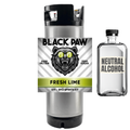 Black Paw Fresh Lime Hard Seltzer - Zero Sugar - DIY ~ BYO Spirits Keg Kit