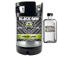 Black Paw Fresh Lime Hard Seltzer - Zero Sugar - DIY ~ BYO Spirits Keg Kit