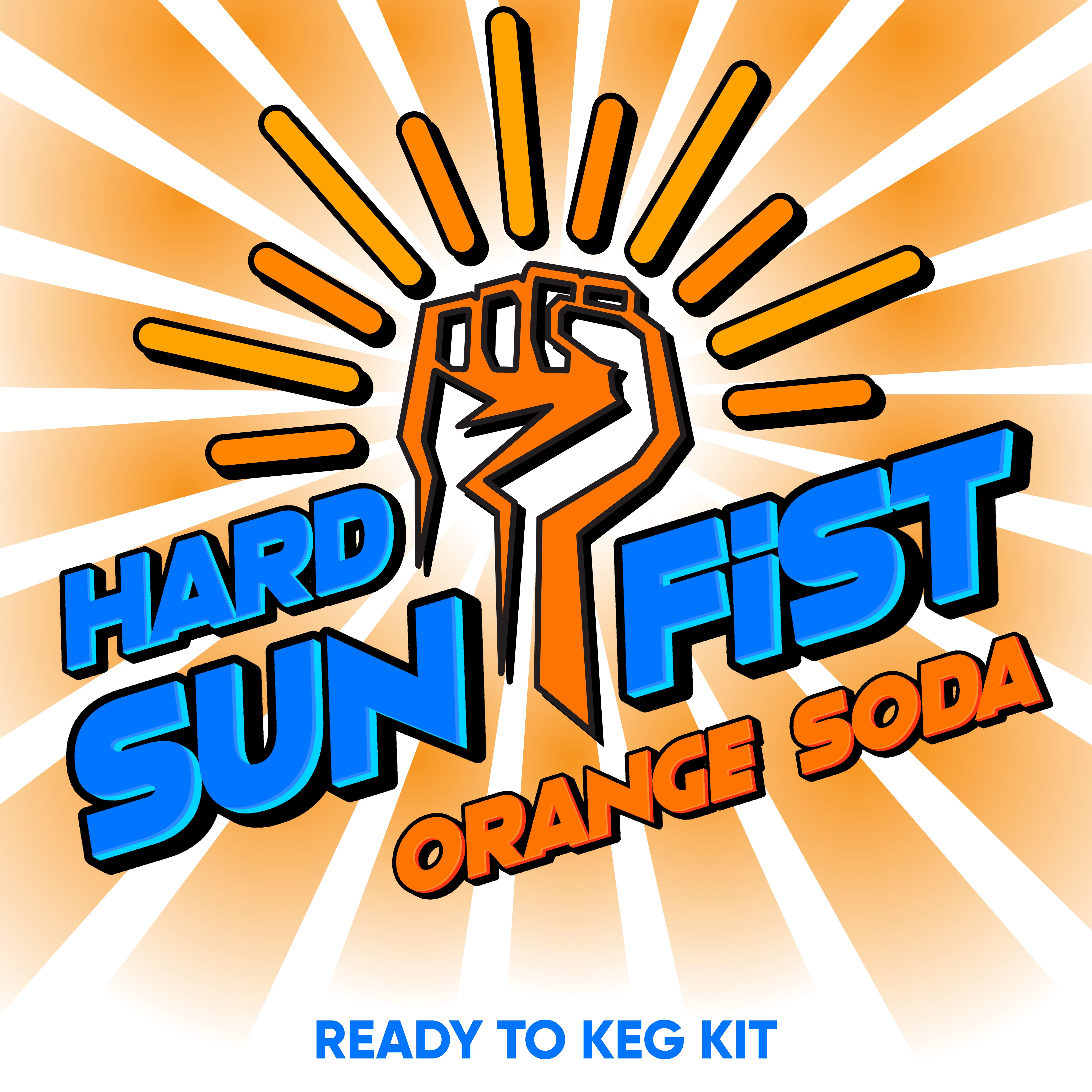 The war of Fanta VS Sunkist has been raging for many moons. We threw our hat in the Sunkist corner to develop this Sun Fist Hard Orange Soda Kit based on customer demand.