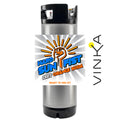 Mix up a KL02899 19L Ball Lock Keg of Diet Sun Fist Orange Soda with VINKA Alcohol