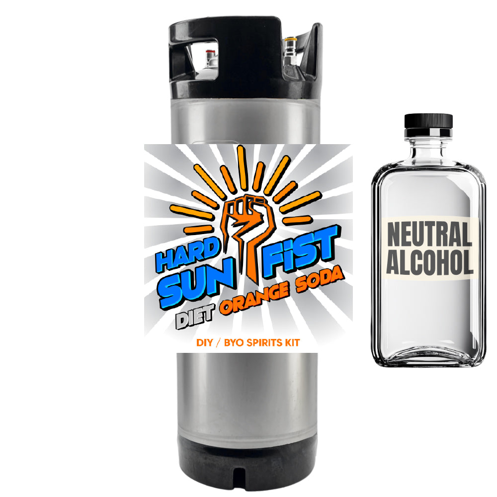 Hard Diet Sun Fist - Orange Soda - DIY ~ BYO Spirits Keg Kit