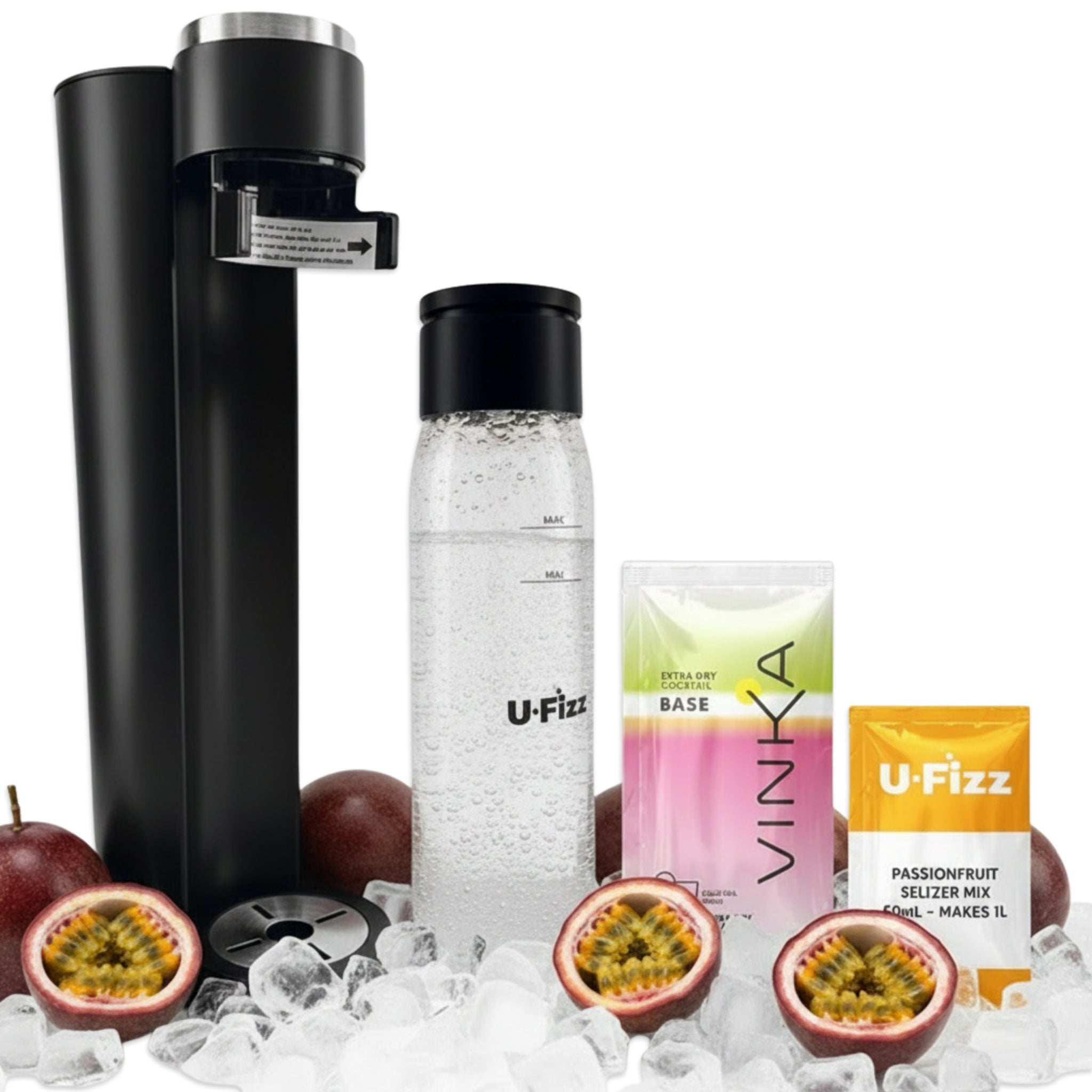 VINKA U-Fizz Natural Passionfruit Seltzer | 5.6% | makes 1L