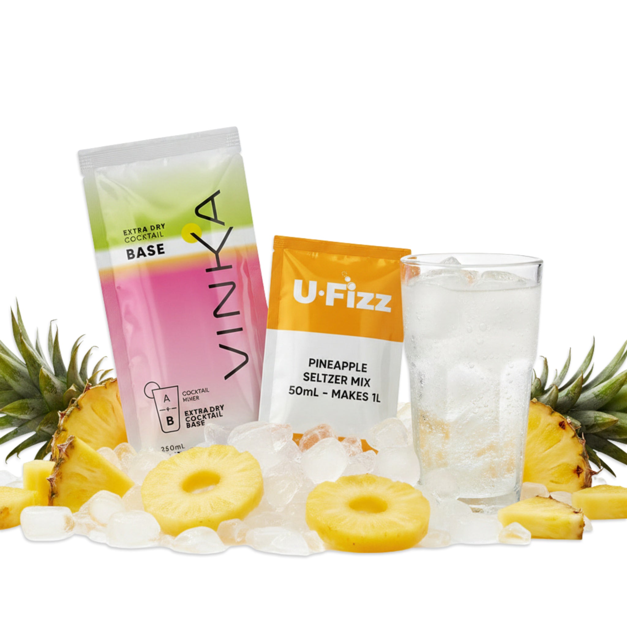 VINKA U-Fizz Natural Pineapple Seltzer | 5.7% | makes 1L