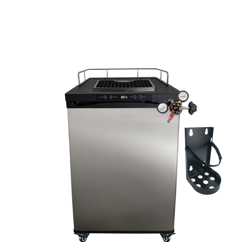 The Budget KegLand Series 4 Kegerator. A workhorse of a former era. Still great for 50L Kegs when used indoors. Not the greatest unit for outdoor use in Australia.