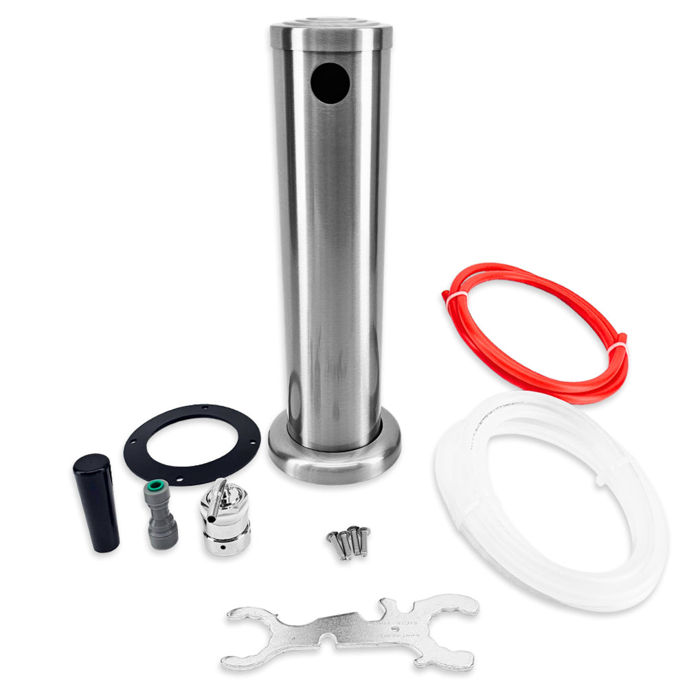 Single Tap Totem Font with new Red EVABarrier tubing.