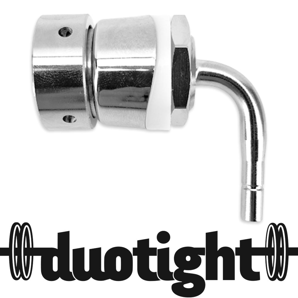 These fittings are all duotight 6.5mm (1/4") compatible. Simply push in, pull back gently to engage the teeth.
KegLand is leading the way on making Kegerator set ups easier with duotight fittings.
