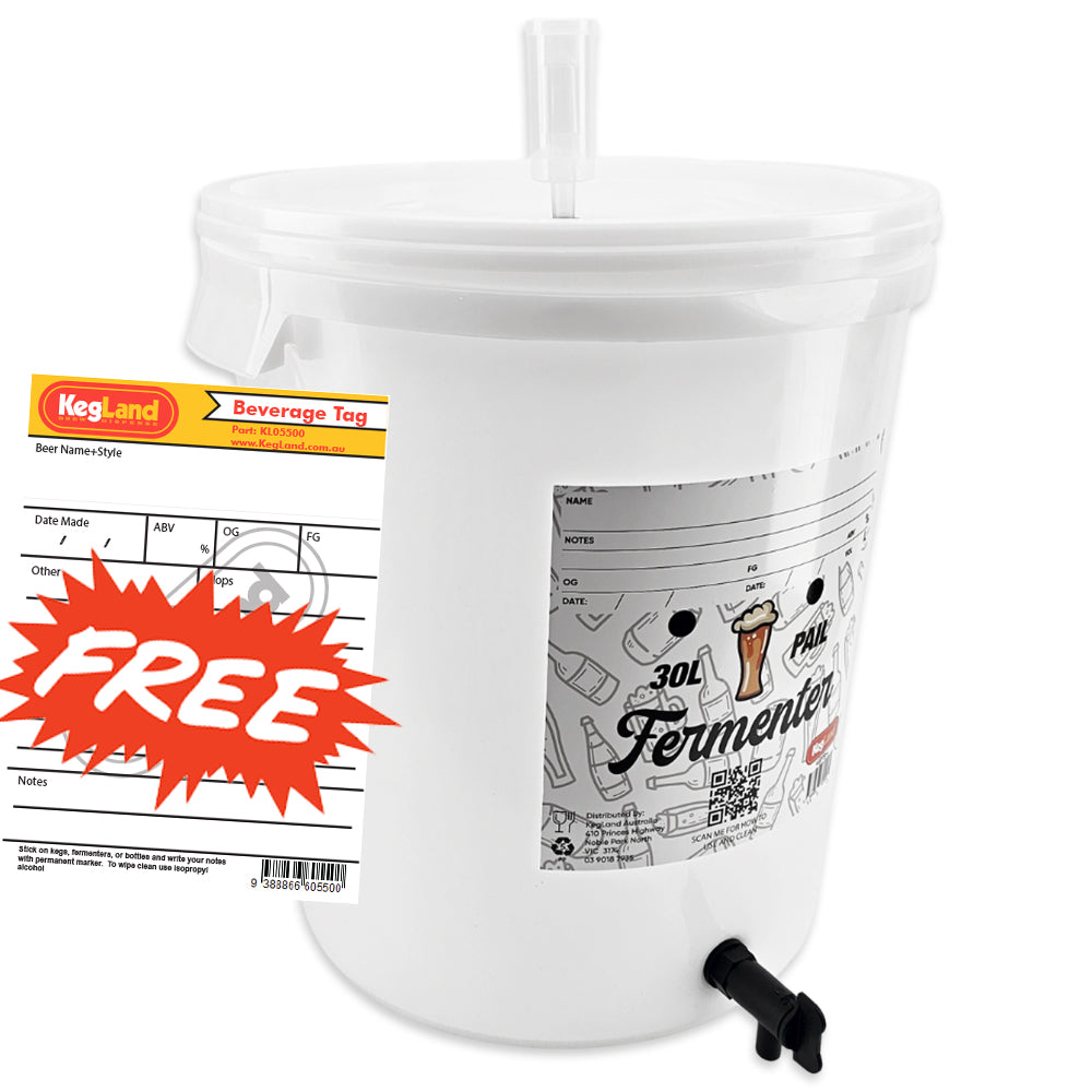 Bulk 10 x 30L Pail Fermenter Kits