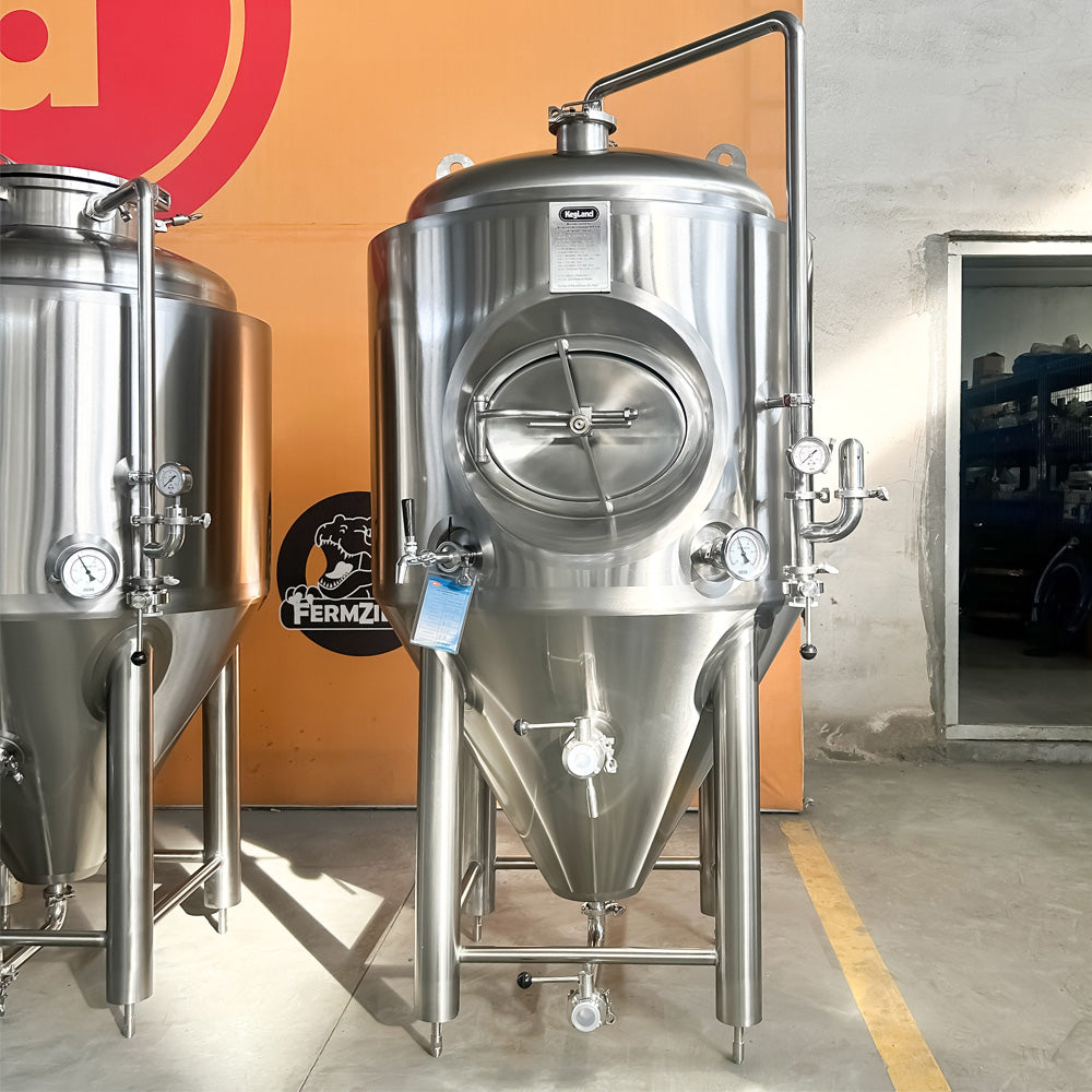 450L Conical Fermenter (pressurisable, jacketed) - KegLand