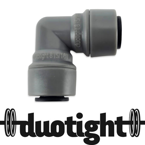 The perfect fitting for bending around tight corners, the 8mm duotight elbow uses two o-rings for superior performance and reliability.