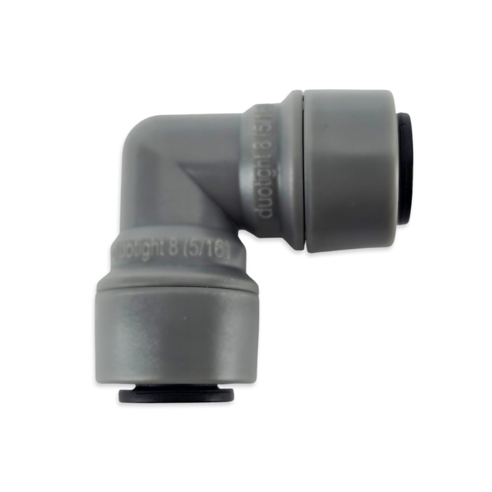 The perfect fitting for bending around tight corners, the 8mm duotight elbow uses two o-rings for superior performance and reliability.
