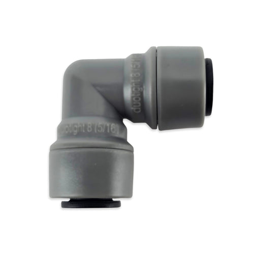 The perfect fitting for bending around tight corners, the 8mm duotight elbow uses two o-rings for superior performance and reliability.