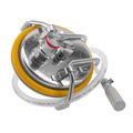 The keg lid with built-in carbonation stone! The easiest way to carbonate your beer.
Move the lid from keg to keg to carbonate as needed. This lid allows fast force carbonation with the minimum of effort.