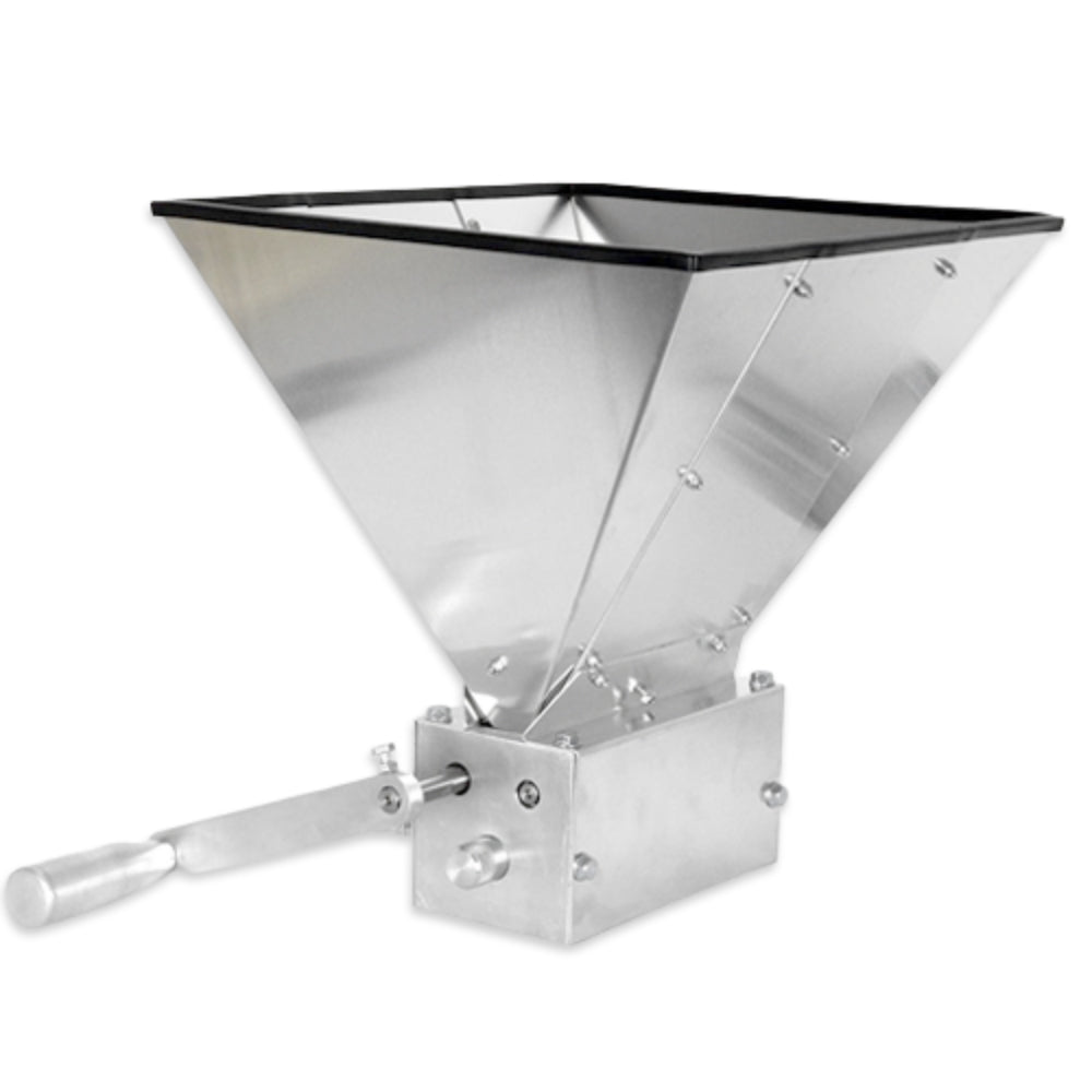 Malt Muncher 3 Mill Roller with Hopper assembled.