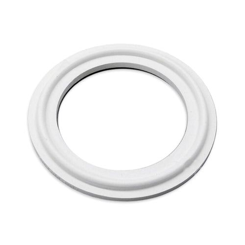 This 2 inch tri-clover silicone seal is made from food grade silicone.  The tri-clamp design is popular in the medical and food processing industry due to it's sanitary design.